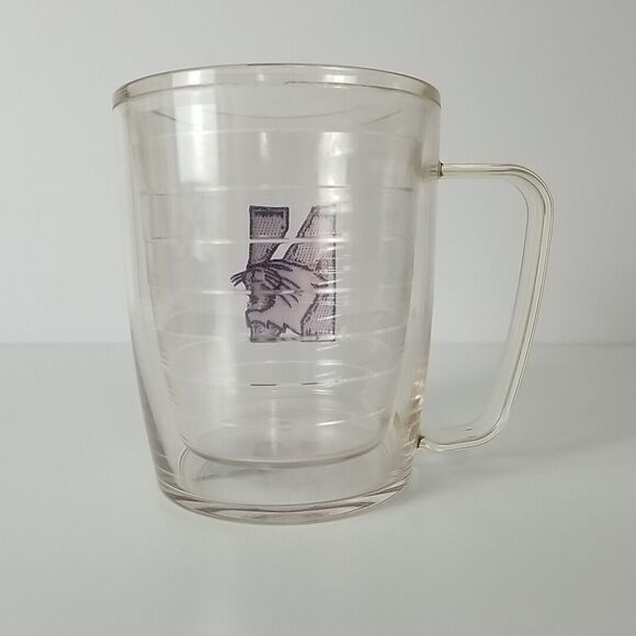 Tervis Tumbler Mug 17oz Northwestern Wildcats USA w/ handle NCAA Big 10 College - Picture 4 of 6